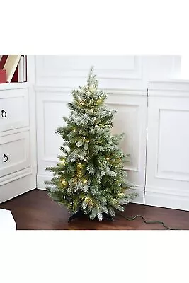 3' Twinkling Frosted Slim Colonial Christmas Tree By Valerie Clear • $64.99