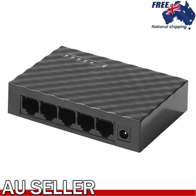 $21.65 • Buy 10/100/1000M 5 Port Gigabit Switch RJ45 Desktop Ethernet Network HUB (EU)
