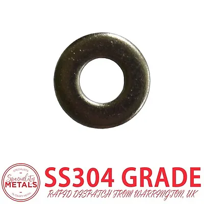 M6 (6mm) X 14mm | A2-70 Stainless Steel Penny Repair Mudguard Washers • £6.69