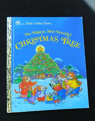 Vintage Little Golden Book The Biggest Most Beautiful Christmas Tree 1985 • $6.99