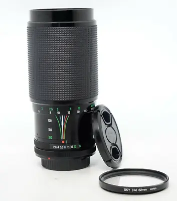 Vivitar Series 1 70-210mm F/2.8-4 VMC Macro Zoom Lens Canon FD Mount W FREE FIL • $149.99