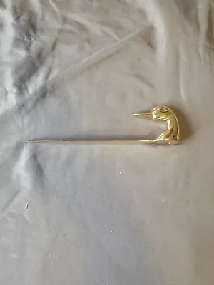 Brass Duck Head Letter Opener Vintage Initials D C M • $24.99