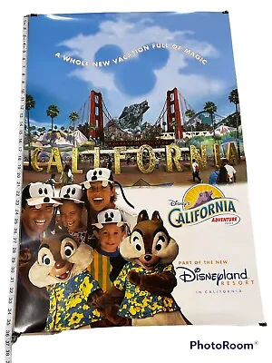 Vintage Disney  California Adventure Poster! Mickey Mouse! • $25