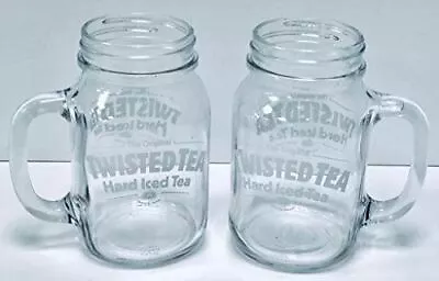 Twisted Tea 22oz Mason Jar Mugs | Set Of Two (2) • $23.95