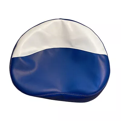 Tractor Seat Pad Blue & White Fits Many Massey Ferguson Harris Tractor 19  Pan • $67.93