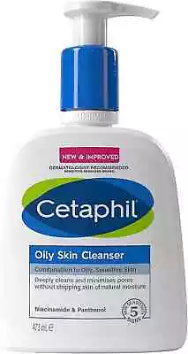 Cetaphil Oily Skin Cleanser 473ml Face Wash For Combination To Oily Sensitiv • £23.08