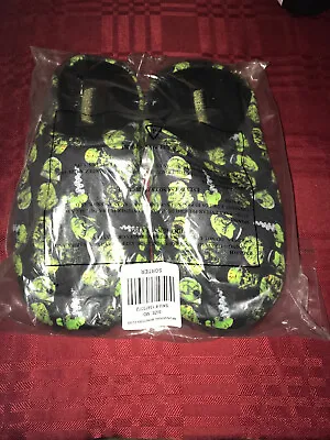 Universal Monsters Slippers 7/8 Wolfman DRACULA FRANKENSTEIN CREATURE BLACK LAGO • $49.99