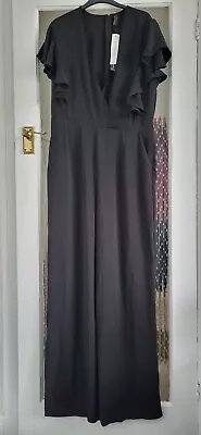 New Long Tall Sally LTS Black Jumpsuit • £15