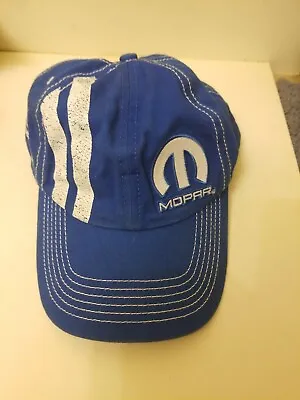 MOPAR Blue Baseball Hat Cap Blue White Miller's CDJR Martinsburg WV Adjustable  • $17.99