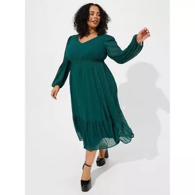 Torrid NWT Dress Green 1X • $60