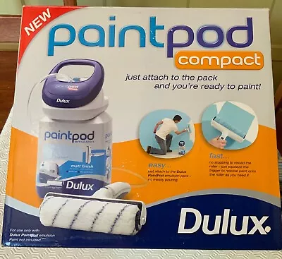 £15 • Buy Dulux Compact Paintpod Automatic Emulsion Paint Roller System Bnib