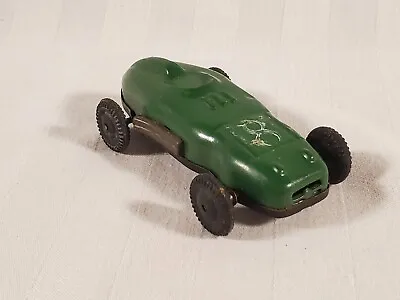 Linemar Green Race Car Friction Toy Tin Litho #8 ~ Japan Marx • $39.99