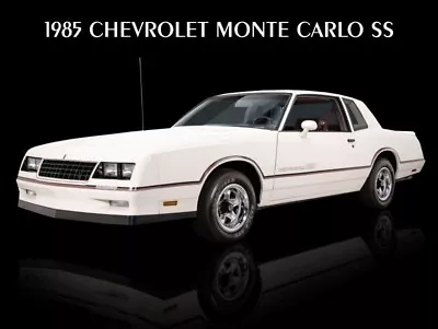 1985 Chevrolet Monte Carlo SS New Metal Sign: 12x16  Large Size & Free Shipping • $33.88