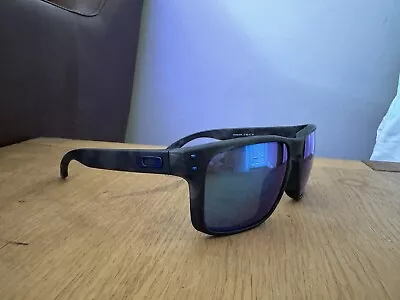 Oakley Holbrook Sunglasses Cammo Prizm Sapphire Polarized Lens Free Case • £129