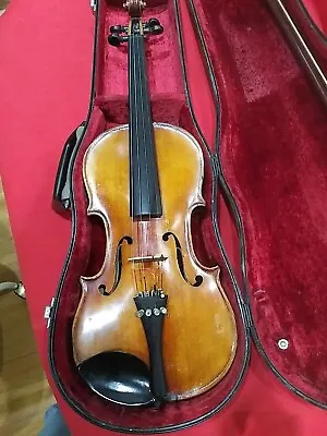 Anton Schroetter 3/4 Violin W/ Case And Bow.(Mittenwald/Bayern-Germany) • $125