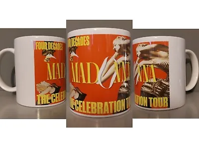 Madonna Collectable Madonna Celebration Tour Mug Birthday Christmas Gift Present • £13