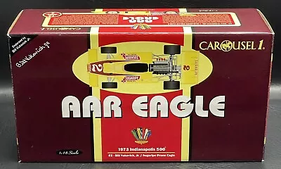 Carousel 1 1973 Eagle 1/18 Indy 500 Bill Vukovich Jr Sugaripe Prune # 4702 *NEW • $229