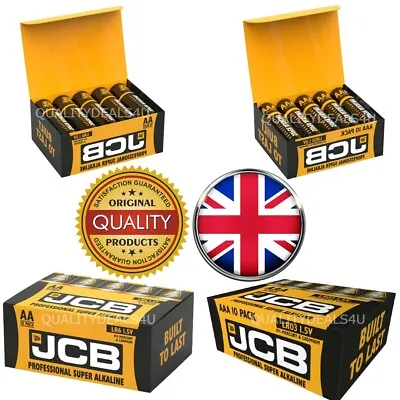 Jcb Industrial Pro Aa & Aaa Batteries Lr6 1.5v Alkaline Lr03 Longest Expiry Date • £4.15