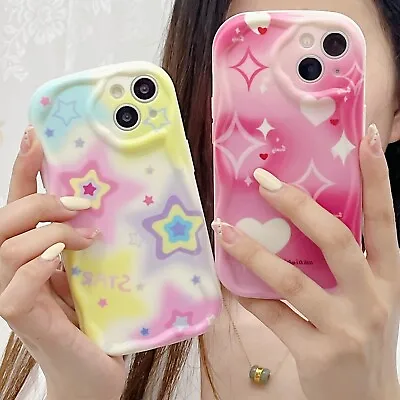 For IPhone Samsung Xiaomi Hot Cute Cream Edge Girl Soft Silicone Case Cover Back • $4.26