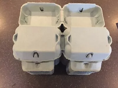 120 X New Quality Flat Top Egg Boxes For Medium/large & Xl Chicken Eggs • £22.80