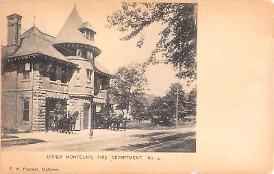 C.1905 Fire Department #4 Upper Montclair NJ Post Card • $17
