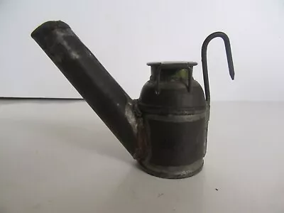 Antique Tin Miner's Mining Whale Oil Lamp W/ Wick • $59.95