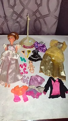 $18 • Buy Vintage Barbie Lot Including Disneys  Cinderella Doll 11 1/2  By Bikin Express 