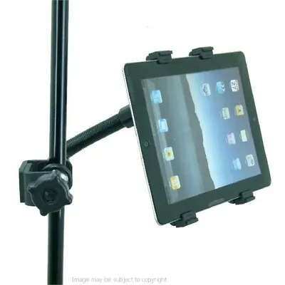 Heavy Duty Flexible Music Mic Stand Tablet Holder For IPad 2 • £32.99