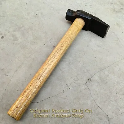 Antique Mason Stonecutter Hammer Masonry Tools Vintage Blacksmith Forged • $29.31