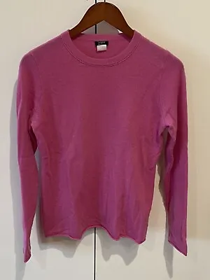 J Crew Pink Cashmere T Shirt Style Sweater Size M • $34.99