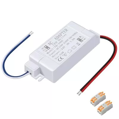 24V Power Supply- LED Driver 24W 1A- 110V AC To 12V DC Converter For LED Stri... • $19.56