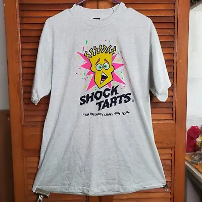 Vtg Shock Tarts Single Stitch T Shirt New Deadstock Sour Candy XL 90s Wonka USA • $39.95