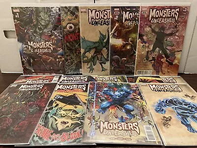 Monsters Unleashed VARIANT COMIC ASSORTMENT [LOT] MARVEL 2017 (HG) • $29.99