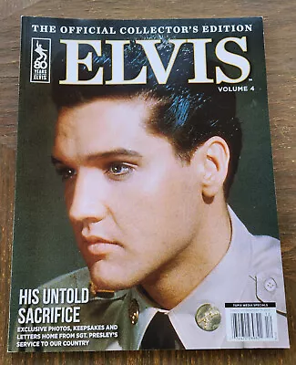 ELVIS The Official Collector's Edition Vol. 4 Magazine 80 Years Dec. 19 2015 Ex • $7.95