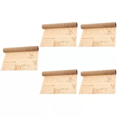  5 Rolls Kitchen Things Hot Dog Tray Liners Cake Paper Mat Pad • £36.58