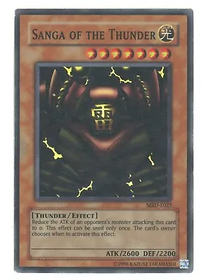 Sanga Of The Thunder Metal Raiders MRD-025 Unlimited Super Rare Yu-Gi-Oh! TCG • $3.99