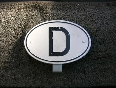 D-plate Germany Deutschland Badge Wegu Swf ? Volkswagen Vw Bug Mercedes Mb Nos • $125