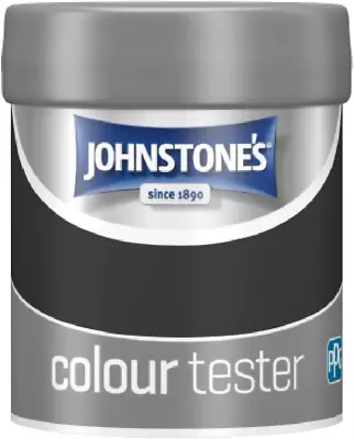 Johnstone's - Paint Tester Pots - Wall & Ceiling Paint - Black - Emulsion Paint • £6.71