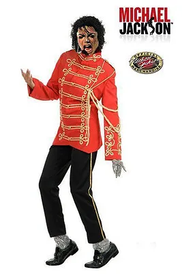 $49.99 • Buy Micheal Jackson Child's Military Red Jacket Costume Size M (8-10)