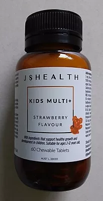 JS Health Kids Multi + STRAWBERRY Flavour (60 Chewable Tablets) • $39.99