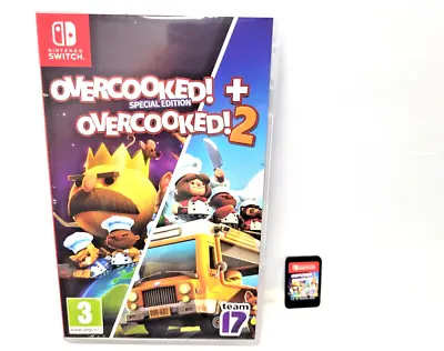 Overcooked Special Edition + Overcooked 2 Double Pack Nintendo Switch EXCELLENT • $79.62