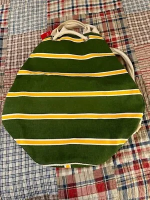 Dooney And Burke Green And Yellow Beach Tote Bag NWT • $125.99