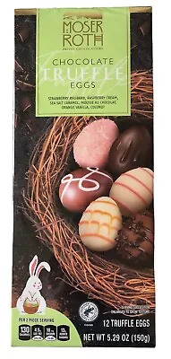 Moser Roth Chocolate (12 Truffle Eggs)  5.29 Oz 150 G $10.00 FREE SHIPPING!! • $10