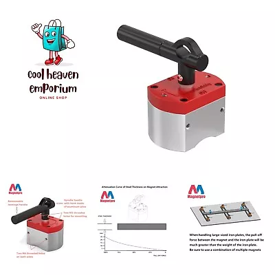 Multipurpose Switch Magnet 660 LB Pull-Off Force Switchable Magnetic System... • $76.99