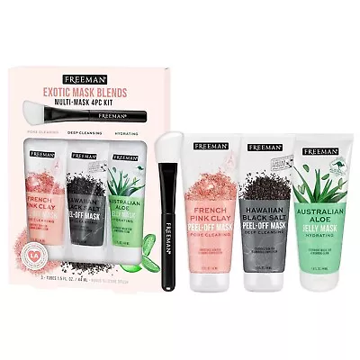 Freeman Exotic Mask Kit: Peel-Off & Jelly Masks Cleansing Hydrating All Skin • $17.12