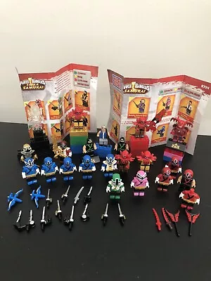 Mega Bloks Power Rangers Super Samurai Lot 22 Figures & 22 Weapons & Accessories • $50