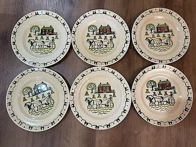 Metlox Poppytrail Vernon Homestead Provincial 10  Dinner Plates-set Of 6 • $24.99