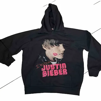 I Kissed Justin Bieber Original Premium Quality Hoodie Large • $135