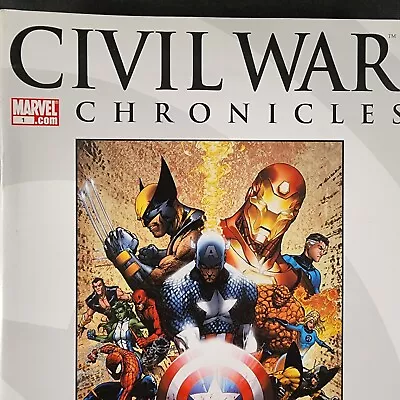 Civil War Chronicles 1 2 3 4 5 6 7 & 12 Marvel Comics • $59.99