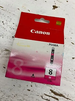 Original Genuine Canon CLI-8M Magenta Ink Cartridge New • £10